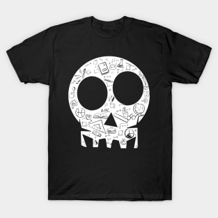 Teacher sugar skull halloween T-Shirt